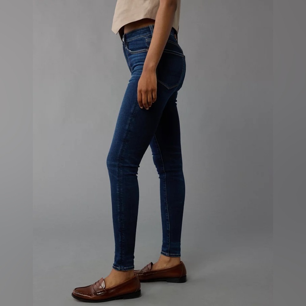 🔥 SOLD🔥American Eagle High Rise Skinny Jeggings Jeans - Picture 3 of 8